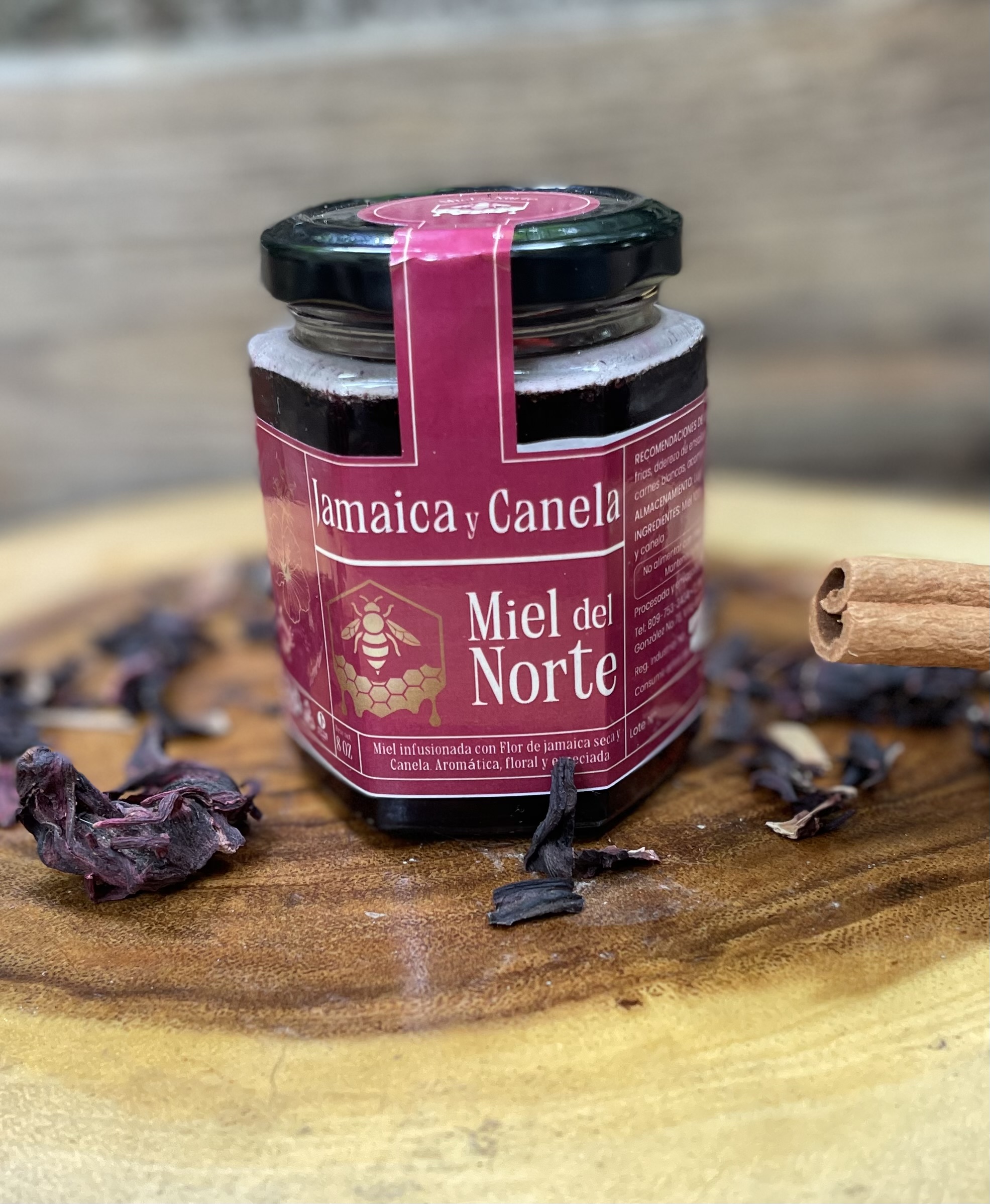 Receta: Miel del Norte Flor de Jamaica y Canela 